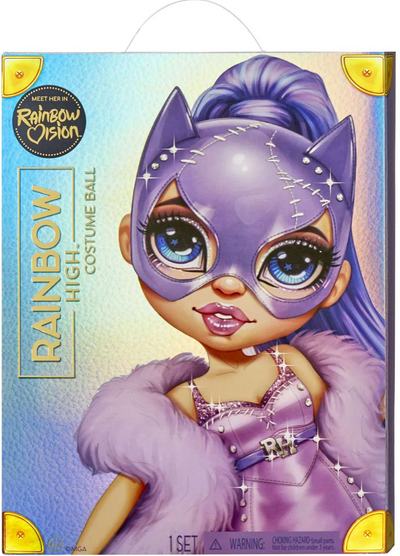 Rainbow High Costume Ball Violet WIllow Fashion Doll Toy New With Box