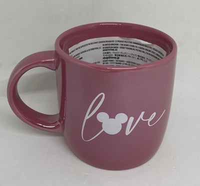 Disney Parks Mickey Icon Love Ceramic Coffee Mug New