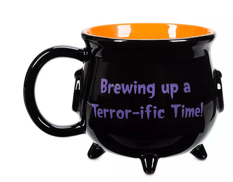 Disney Parks Halloween Mickey Minnie Brewing Up a Terrorific Time Cauldron Mug