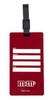 M&M's World Character Red Hands Off! Jumbo Luggage Tag New with Tags