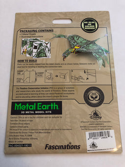 Disney Parks Avatar Green Banshee Colored Metal Earth Model Kit 3D New