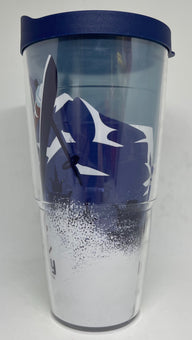 Disney Parks Epcot Mickey Ski Norway Travel Tumbler by Tervis New