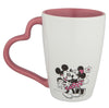 Disney Parks Love Mickey & Minnie Pink Ceramic Coffee Mug New