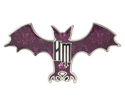 Disney Parks Haunted Mansion Wallpaper Bat Pin New with Card
