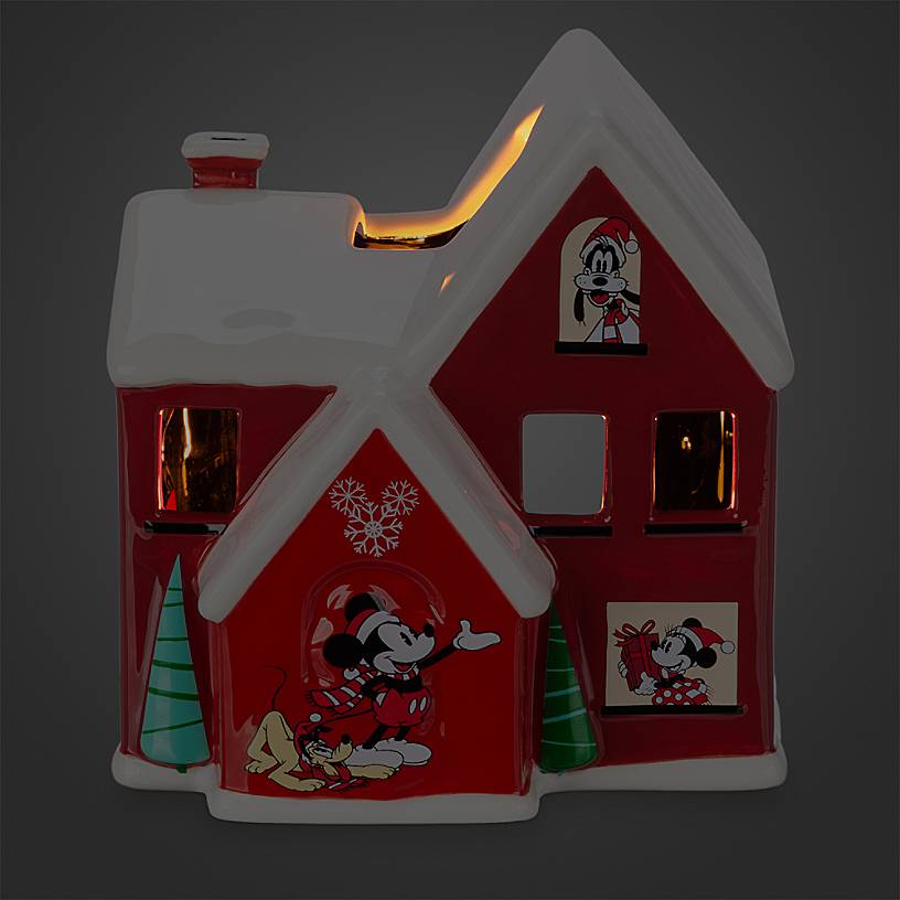 Disney Store Mickey Mouse and Friends Holiday Votive Candle Holder New with Box