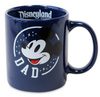 Disney Parks Disneyland Mickey Dad Blue Ceramic Coffee Mug New