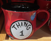 Universal Studios Dr. Seuss Cat In the Hat Thing 1 Coffee Mug New With Tag