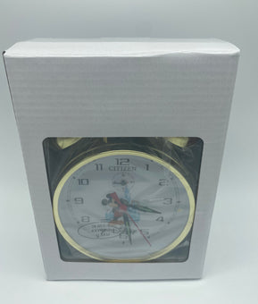 Disney 50th Anniversary Mickey Citizen Double Bell Alarm Clock New with Box