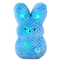 Peeps Easter Peep Blue Bunny Light Up Plush New with Tag
