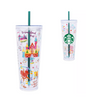 Disney Parks Disneyland Resort Locations Tumbler with Straw Starbucks New