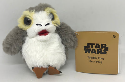 Disney Star Wars Galaxy Edge Toddler Porg Talking Mini Magnetic Shoulder Plush