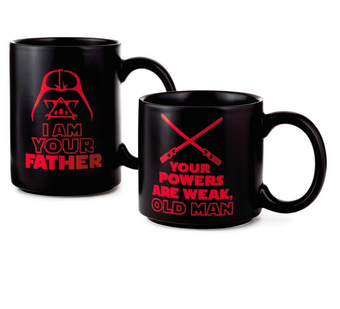 Hallmark Star Wars Father and Child Stacking Mugs Set of 2 New