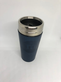 M&M's World Blue Lentil Vegan Leather Travel Tumbler New