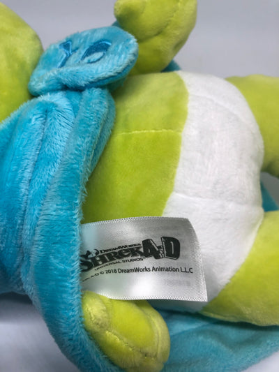 Universal Studios Shrek 4-D Baby Boy in Blanket Plush New With Tags