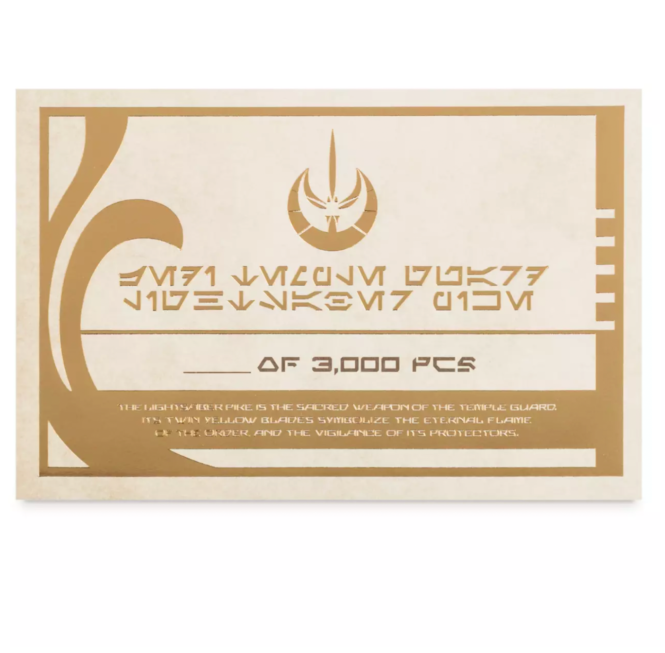 Disney JEDI Temple Guard LIGHTSABER Hilt Set Star Wars Limited Edition New
