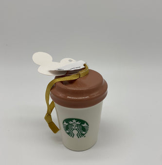 Disney Parks 50th Vault Magic Kingdom Starbucks Tumbler Christmas Ornament New