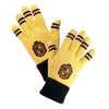 Universal Studios Wizarding World of Harry Potter Hufflepuff Striped Gloves New