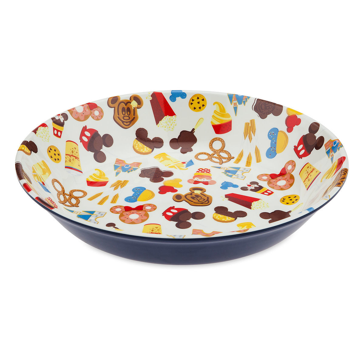 Disney Parks Mickey and Friends Food Icons Serving Bowl New