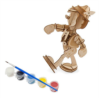 Disney Parks Ink & Paint Pinocchio 3D Wood Model and Paint Set New Sealed