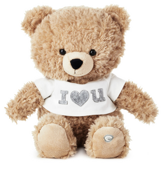 Hallmark Valentine I Love You Bear Singing With Motion Plush New with Tag
