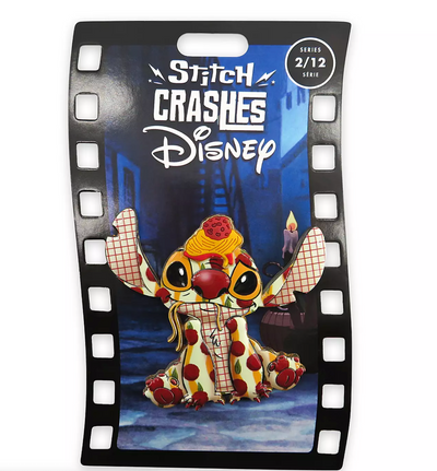 Disney Stitch Crashes Lady and the Tramp Pin Limited New with Card