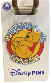 Disney Parks Winnie the Pooh An Upside Down Sort of Day Pin New With Card
