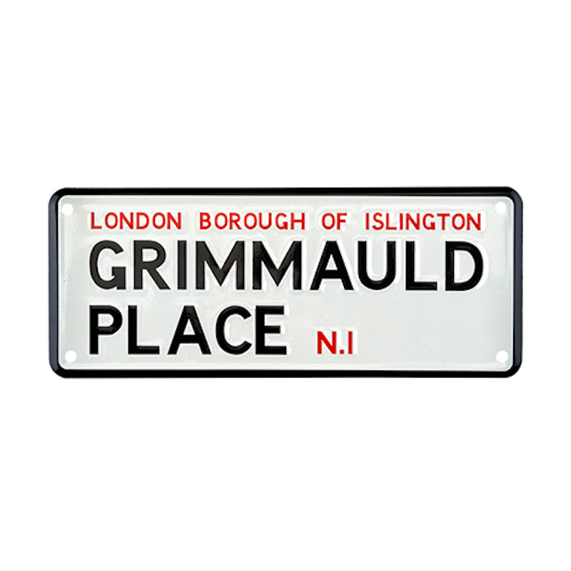 Universal Studios Harry Potter Grimmauld Place Metal Sign New
