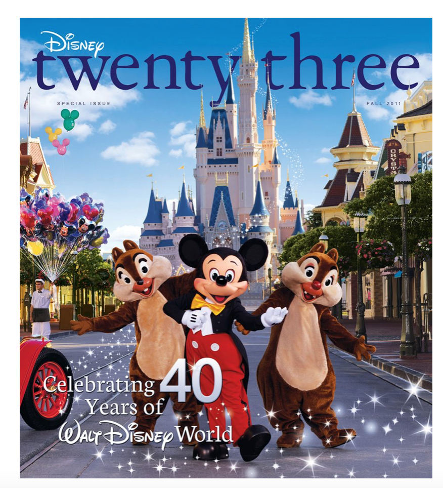 Disney D23 Exclusive Twenty-Three Publication Fall 2011 40 Years New Sealed
