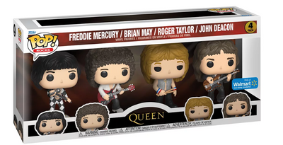 Funko Pop! Rocks Queen 4PK Vinyl Figure Exclusive New With Damaged Box