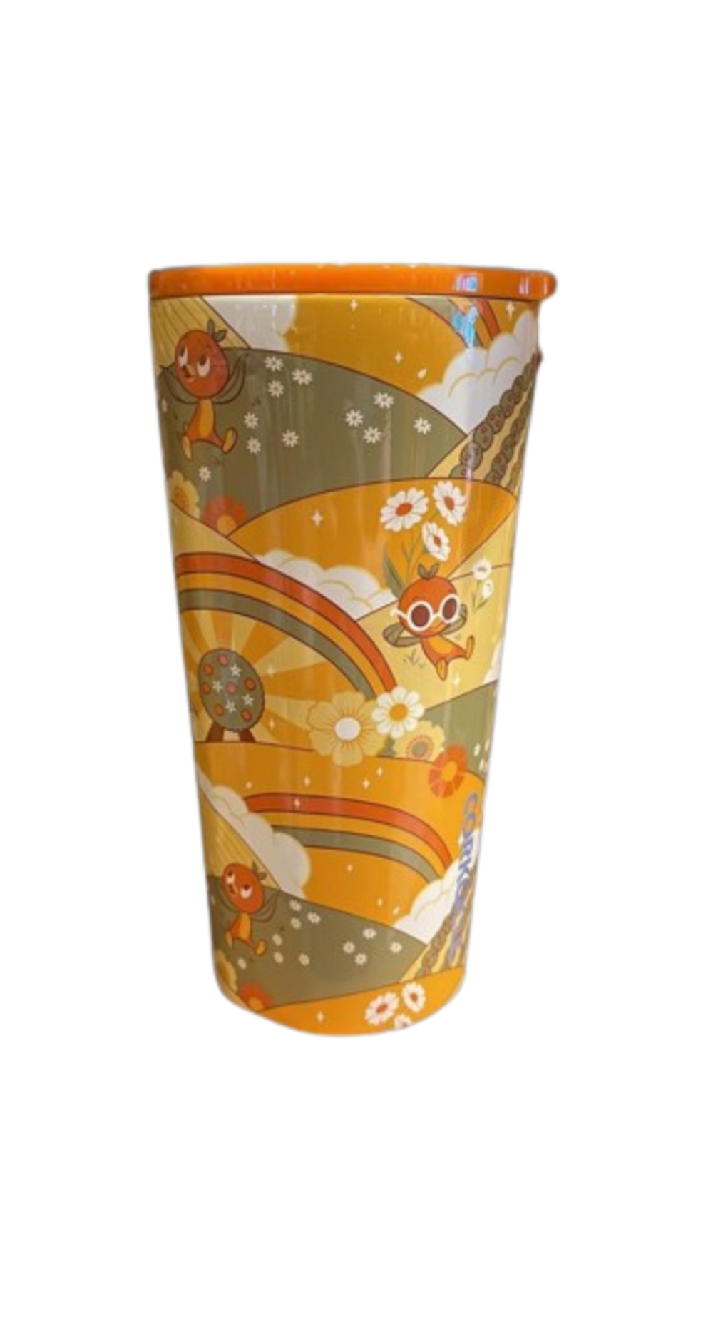 Disney EPCOT Flower Garden Festival 2023 Orange Bird Tumbler Cup Corkcicle New