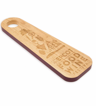 Disney EPCOT Food & Wine Festival 2022 Wood Serving Board New