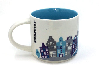 Starbucks You Are Here Amsterdam Ceramic Coffee Mug New with Box