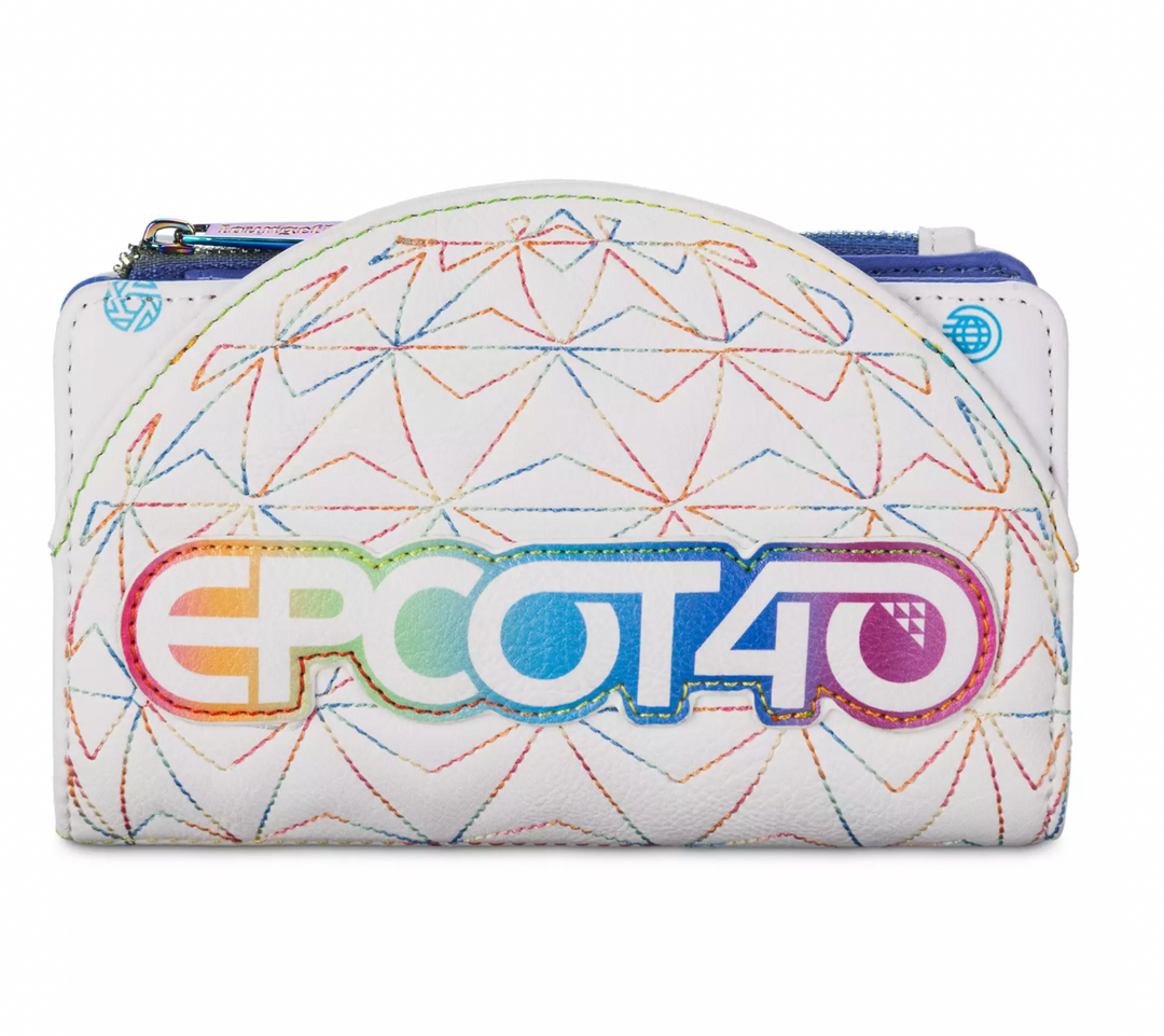 Disney Parks EPCOT 40th Loungefly Spaceship Earth Backpack & Wallet Disney Parks Epcot 40th Anniversary Spaceship Earth Icons  main image 4