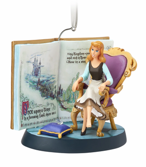Disney Sketchbook Cinderella Fairytale Moments Christmas Ornament Slipper New