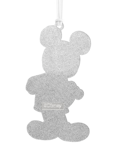 Hallmark Disney Mickey with Heart Metal Ornament New with Card