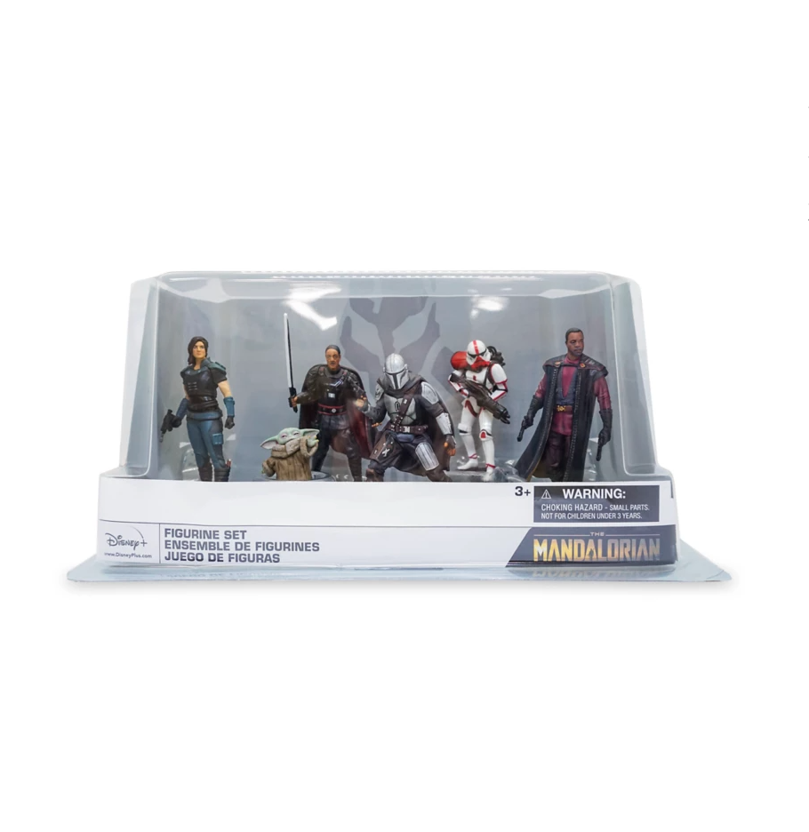 Disney Star Wars The Mandalorian Figure Play Set Toy Cake Topper New with Box