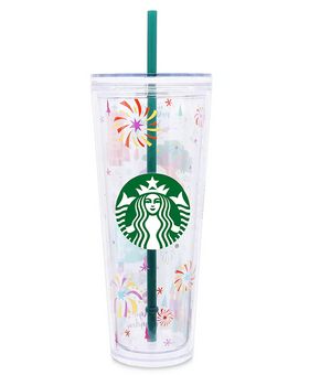 Disney Parks Walt Disney World Resort Locations Tumbler with Straw Starbucks New