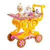Disney Store Beauty and the Beast Be Our Guest Singing Tea Cart Play Set New