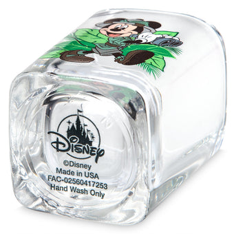 Disney Parks Animal Kingdom Mickey Safari Mini Glass New