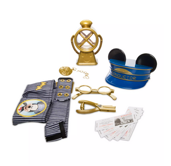 Disney Junior Mickey Train Conductor Toy Set with Light Up Lantern New with Box