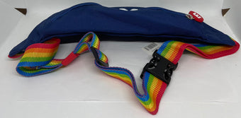 M&M's World Characters Line Up Rainbow Navy Fanny Pack New with Tag