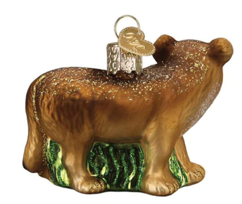 Old World Christmas Lion Cub Glass Christmas Ornament New With Box