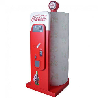 Authentic Coca Cola Coke Vending Machine Paper Towel Holder New with Box