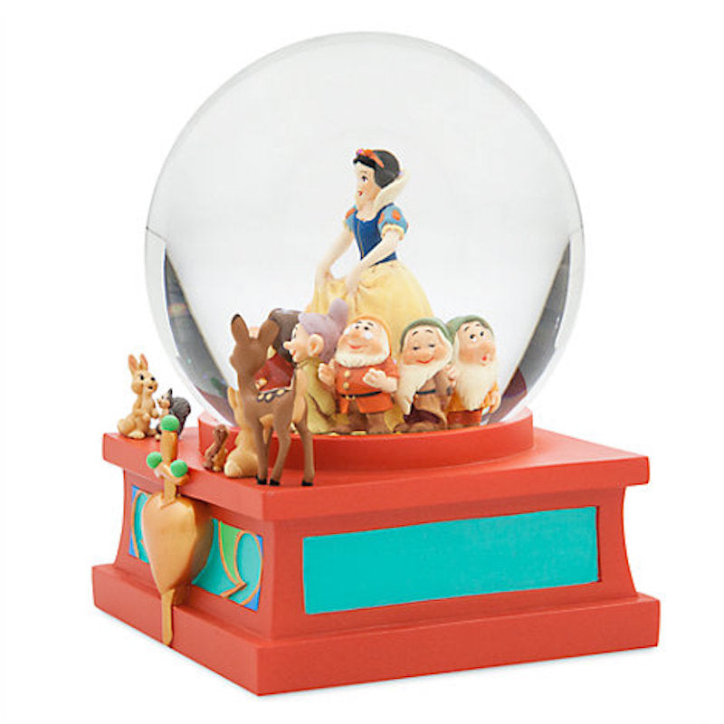 Disney Store Art Of Snow White Snowglobe Dopey Grumpy New with Box