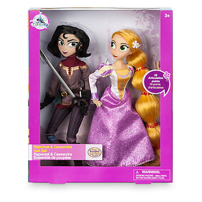 Disney Store Rapunzel and Cassandra Dolls Gift Set Tangled The Series 11'' New