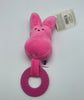 Peeps Easter Peep Pink Bunny Pet Toy Squeaker Ring Plush New with Tag