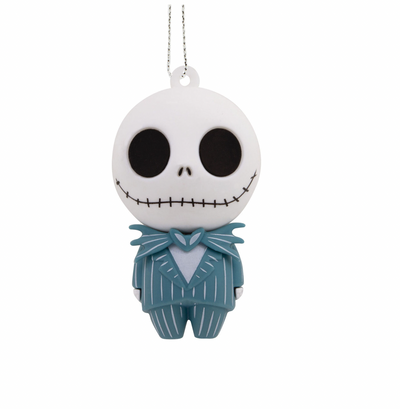 Hallmark Disney Jack Skellington Teal Silicone Christmas Ornament New with Tag