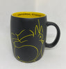 Universal Studios The Simpson Homer Matted Black Coffee Mug New