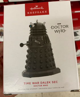 Hallmark 2022 Doctor Who Time War Dalek Sec Christmas Ornament New With Box