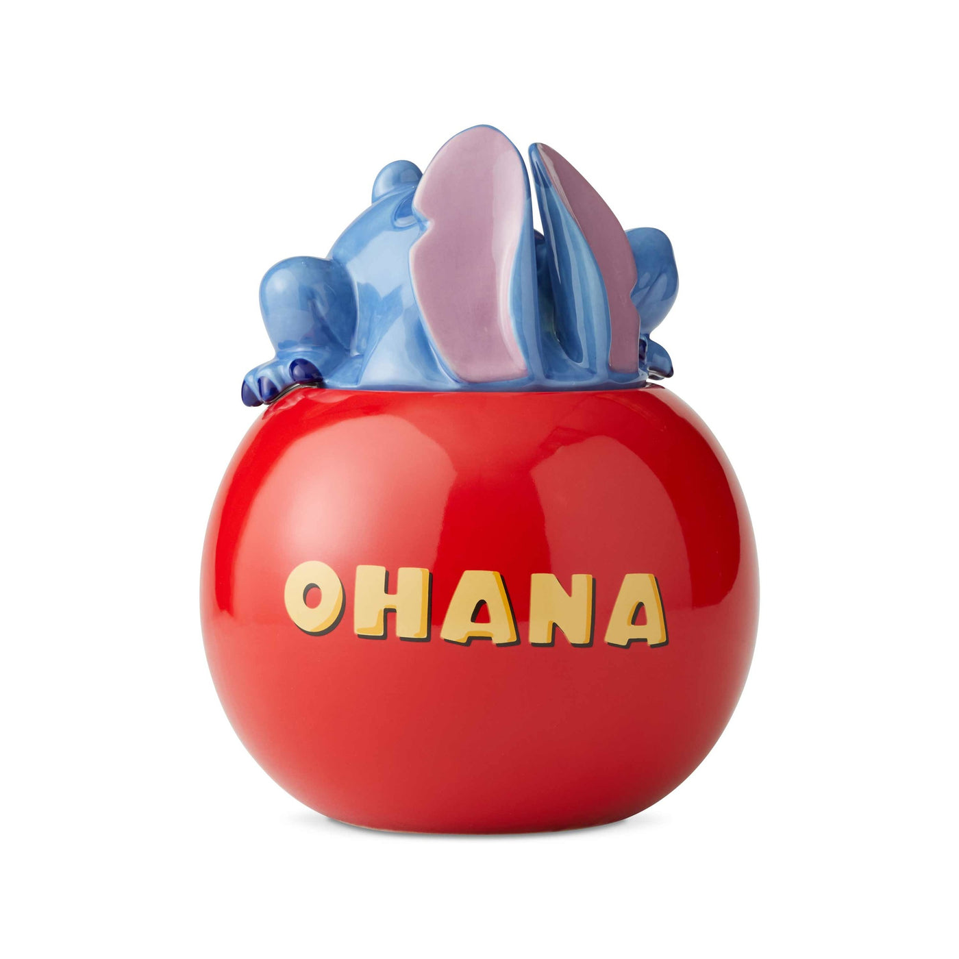 Enesco Disney Ceramics Stitch Ohana Cookie Jar New with Box